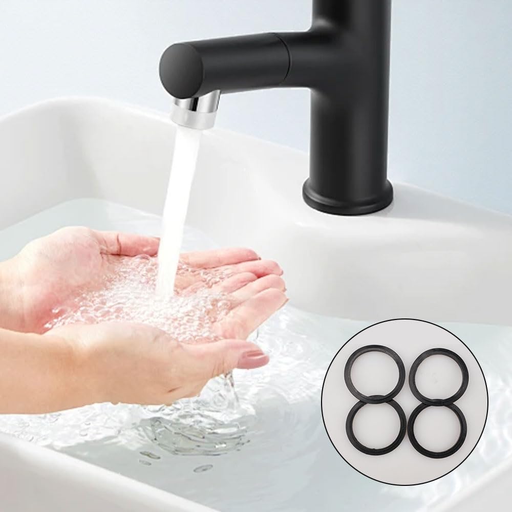 4 pezzi guarnizioni di ricambio per lavabo, guarnizione per valvola di scarico, diametro interno 36 mm, diametro esterno 43,5 mm, guarnizione per tappo lavabo per tappi per vasca, tappi per
