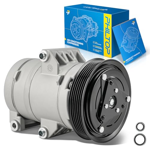 Image of PHILTOP YC2548 Air Conditioner AC Compressor with Clutch for Ford Fusion 2010-2012 3.0L /2.5L, 2006-2009, Mercury Milan 2010-2011 3.0L /2.5L, 2006-2009, Lincoln MKZ 2010,Zephyr 2006