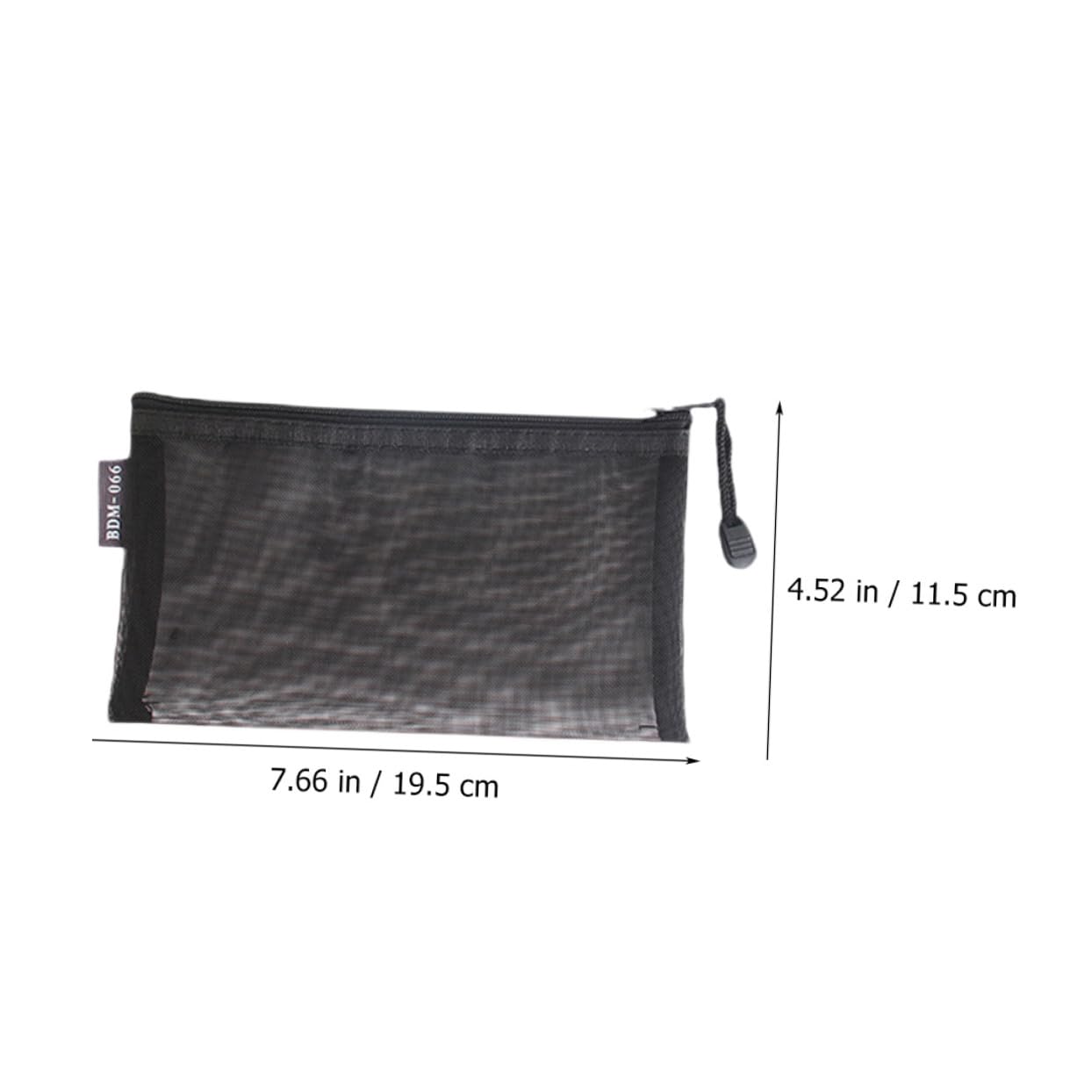 STOBOK 5 Set Carino Astuccio Portapenne a Rete Astuccio Portapenne Griglia Borsa Portaoggetti per Matita Penna Righello Bussola E Forbici 3 Pezzi * 5