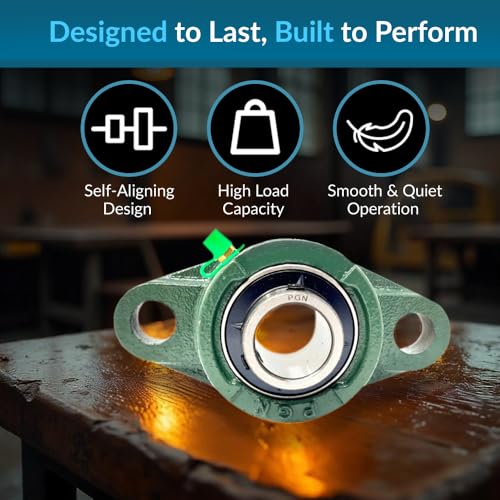 Image of PGN UCFL201-8 (10 Pack) 2-Bolt Flange Bearing 1 /2 inch Bore