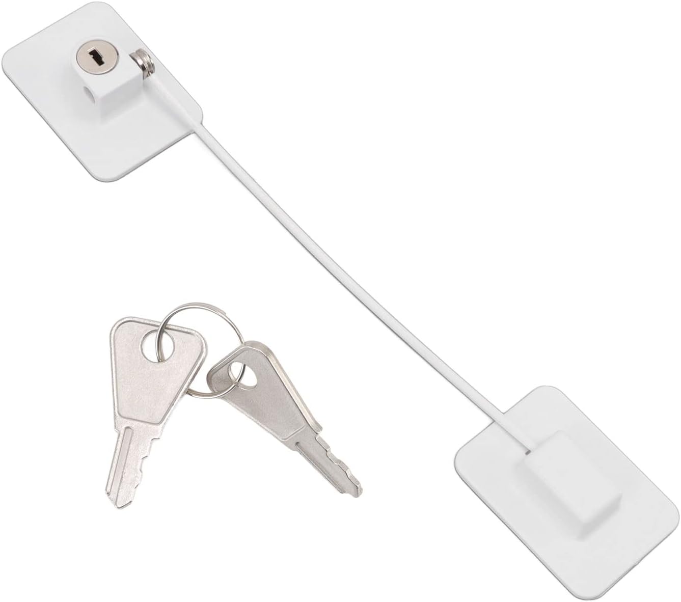 Childproof Freezer Lock, Drawer Lock with 2 Keys,