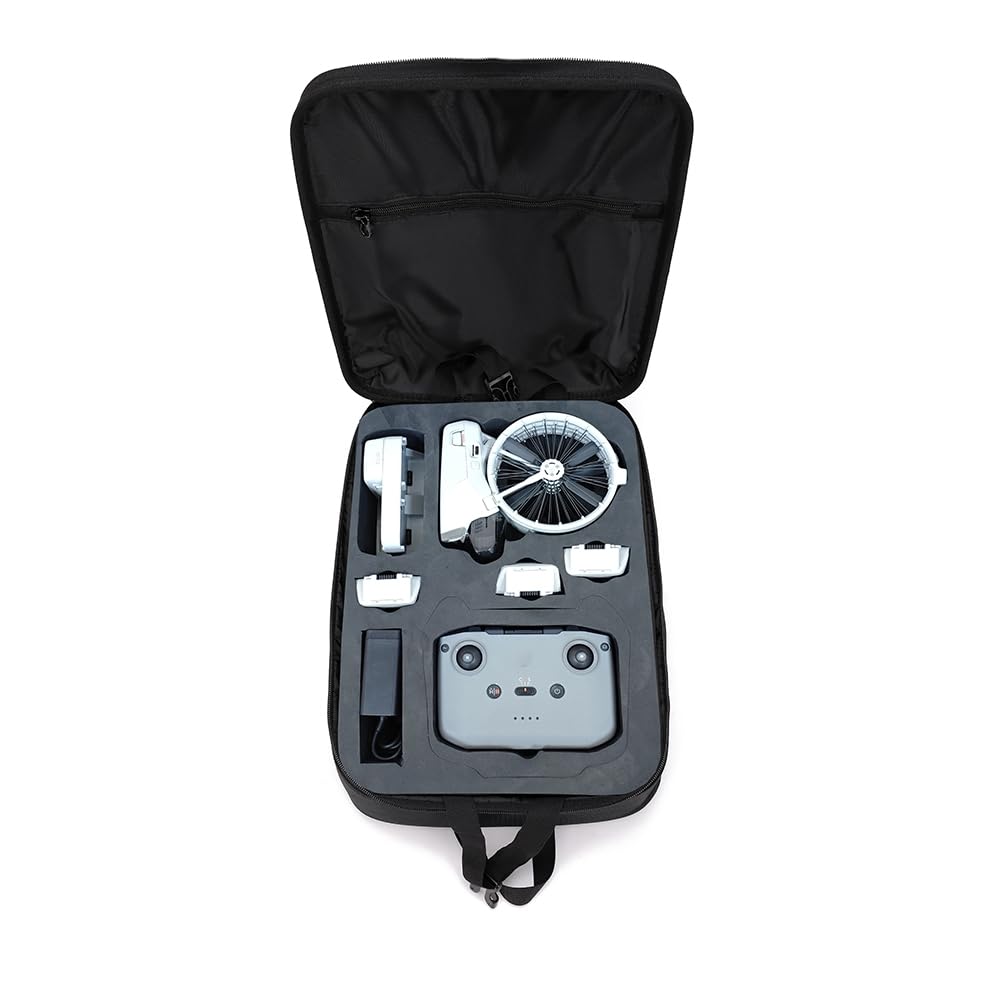 Genérico Mochila Bolsa de Hombro para dji Flip Drone Accesorio, EVA Duro Estuche a Prueba de Golpes Bolsa de Almacenamiento para dji Flip Accesorios