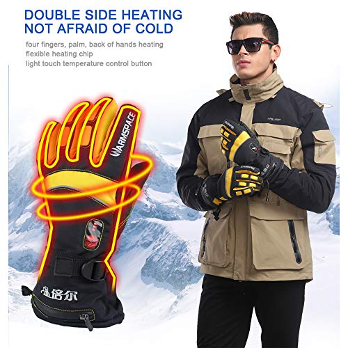 Gants chauffants de moto électriques imperméables et chauds extérieurs - 3