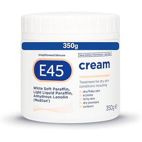 E45 Dermatological Cream Treatment for Dry Skin Conditions (350g)