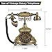Dyna-Living Vintage Telephone Antique Phone Rotary Old Fashion Phone Vintage Landline Phone Decor, Ringtone Volume Adjustable Rotary Retro Telephone for Home or Office Use