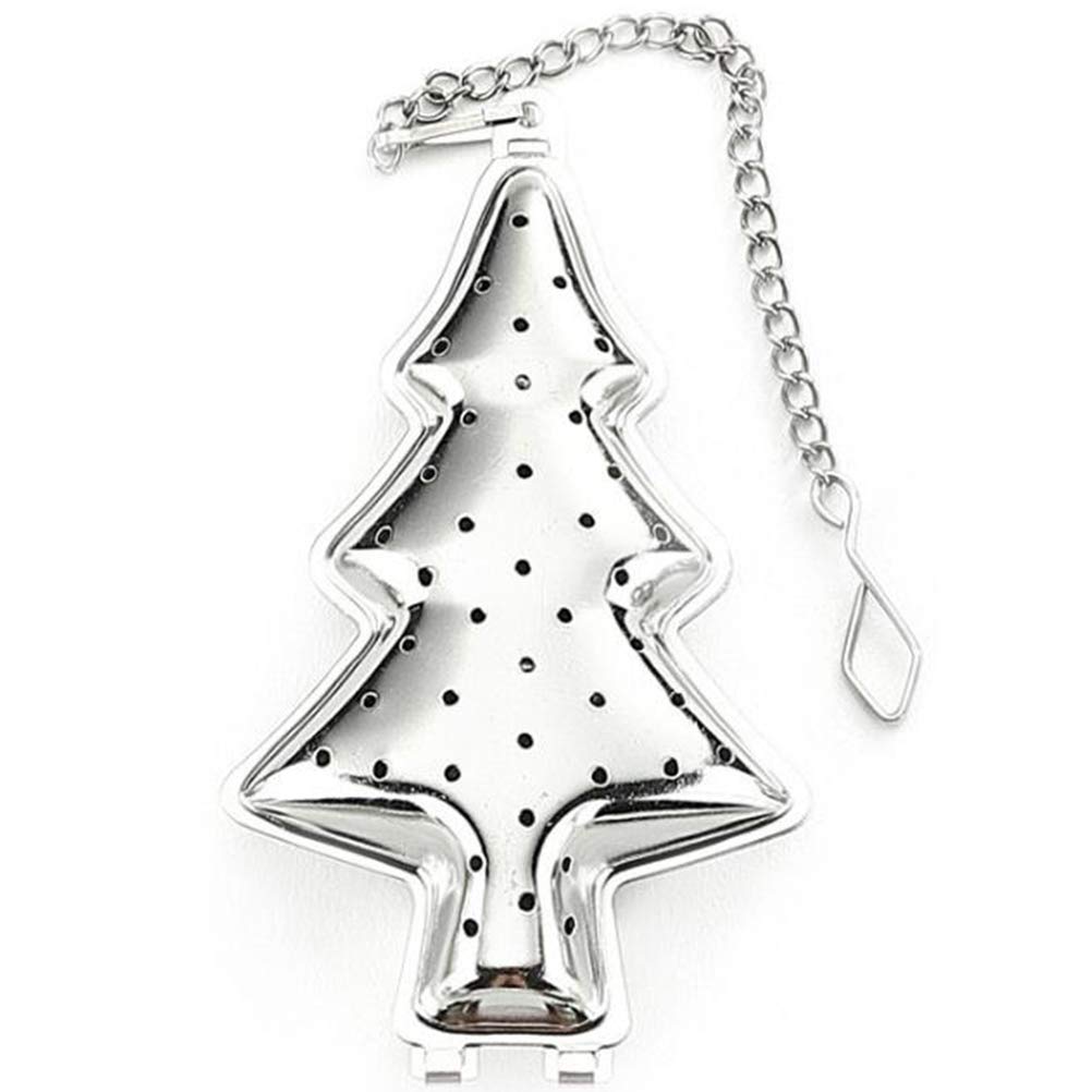 6 Filtri Per Tè A Forma Di Albero Di Natale – Infusori In Acciaio Inox A Maglia Fine Per Tè Sfuso, Ideali Come Regalo