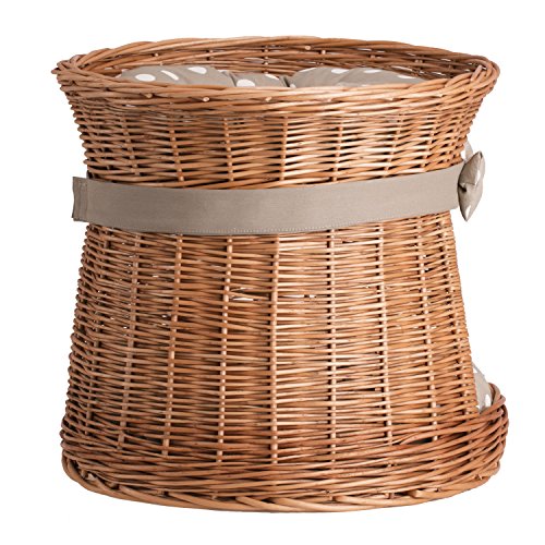 E-wicker24 - Cestino in Vimini per Gatto, Cesto
