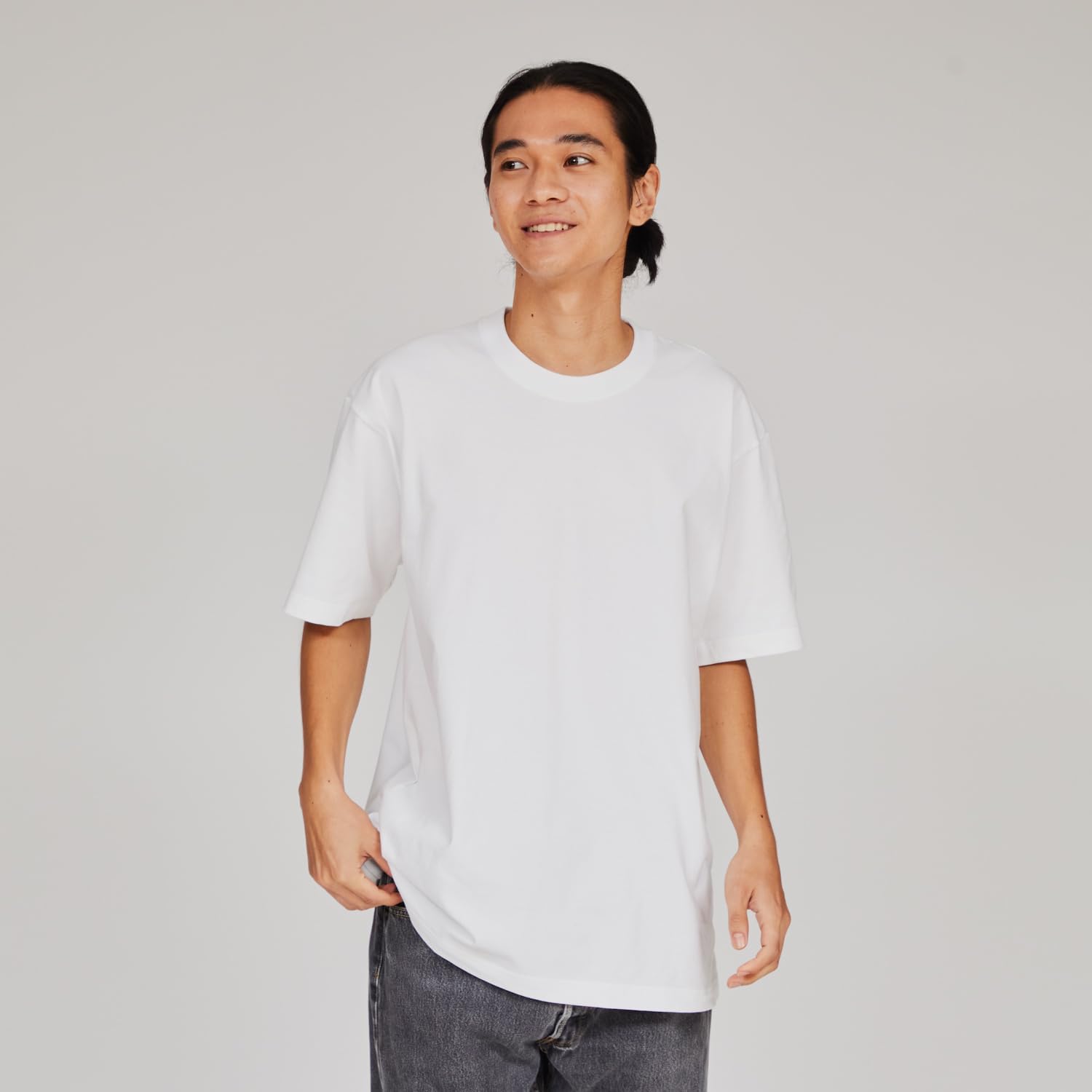 [Hanes] ビーフィー Tシャツ 半袖 丸首 2枚組 綿100% 丸胴仕様 タグレス仕様 2P H5180-2 メンズ