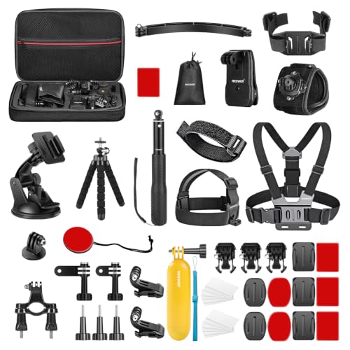 NEEWER 50 in 1 Action Camera Accessory Kit Compatible with GoPro DJI