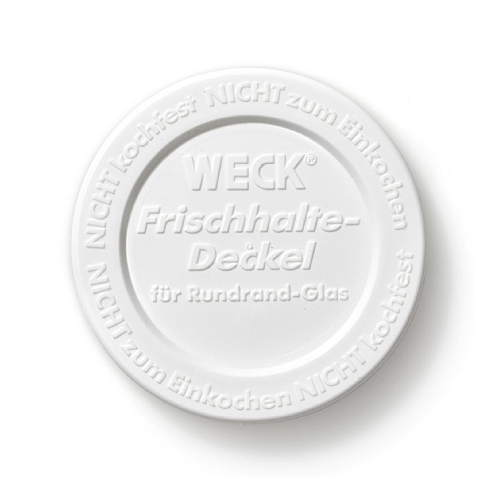 WECK Lids 40 mm | Pack of 5 | For Canning Preservations, Juices, Hermetic Storage of Dry Ingredients