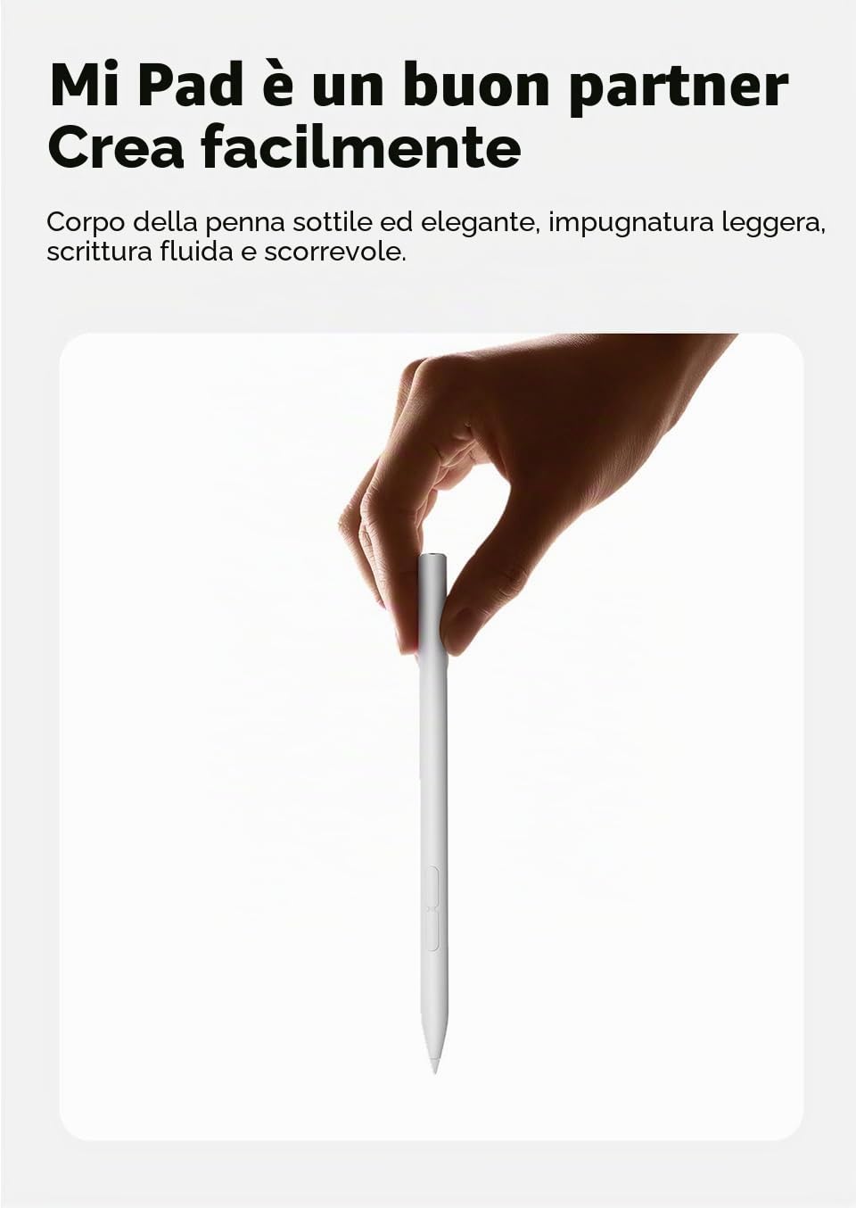 Xiaomi Penna stilo di seconda generazione per Xiaomi Mi Pad 6/6 Pro Pad 5/5 Pro, a bassa latenza, scrittura