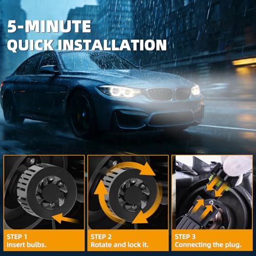 Image of Fit For Toyota Tacoma 2012-2015 light Bulbs, High /Low Dual Beam Fog Lights Combo, Plug and Play, 4 PCS