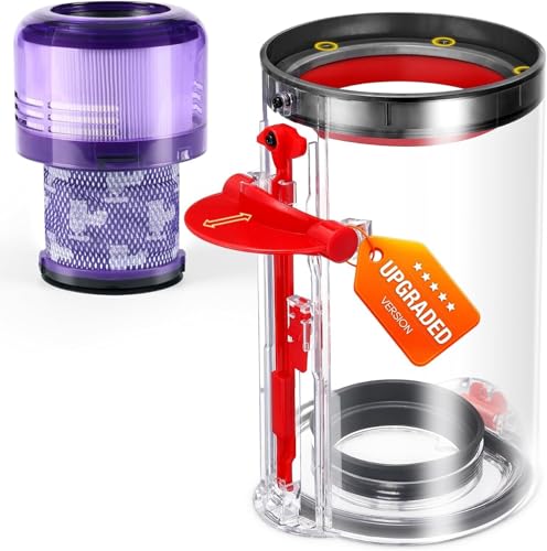 Réservoir transparent Dyson V11 V15 SV14 SV15 SV22 Cyclone avec filtre haute efficacité