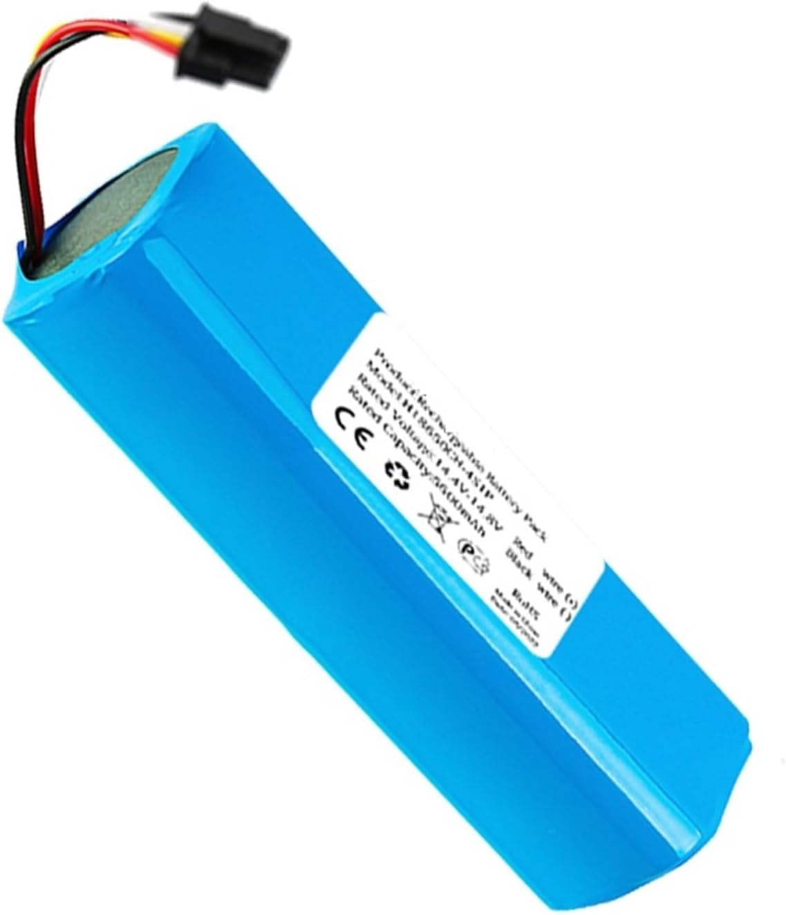 14.8V 6800mAh 4S2P18650 Robot Battery Compatible for BlitzWolf BW-VC1 VC1 BW-VC2 VC2 Robotic Vacuum Cleaner (Color : 5600mah)