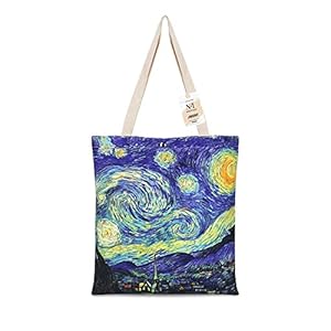 NFI essentials Canvas Printed Tote Bag for Women with Tich Button, Casual Handbag Shopping, Tote Grocery Portable Bag Eco-friendly Hobo Bag, Travel, Work, Beach, Office, College