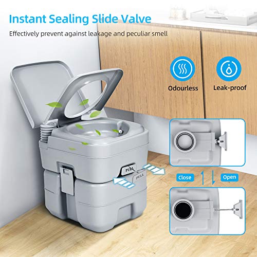 Yitahome BFTLPT-0003 Portable Toilet Travel 5.3 Gallon Rv Potty thumb #4