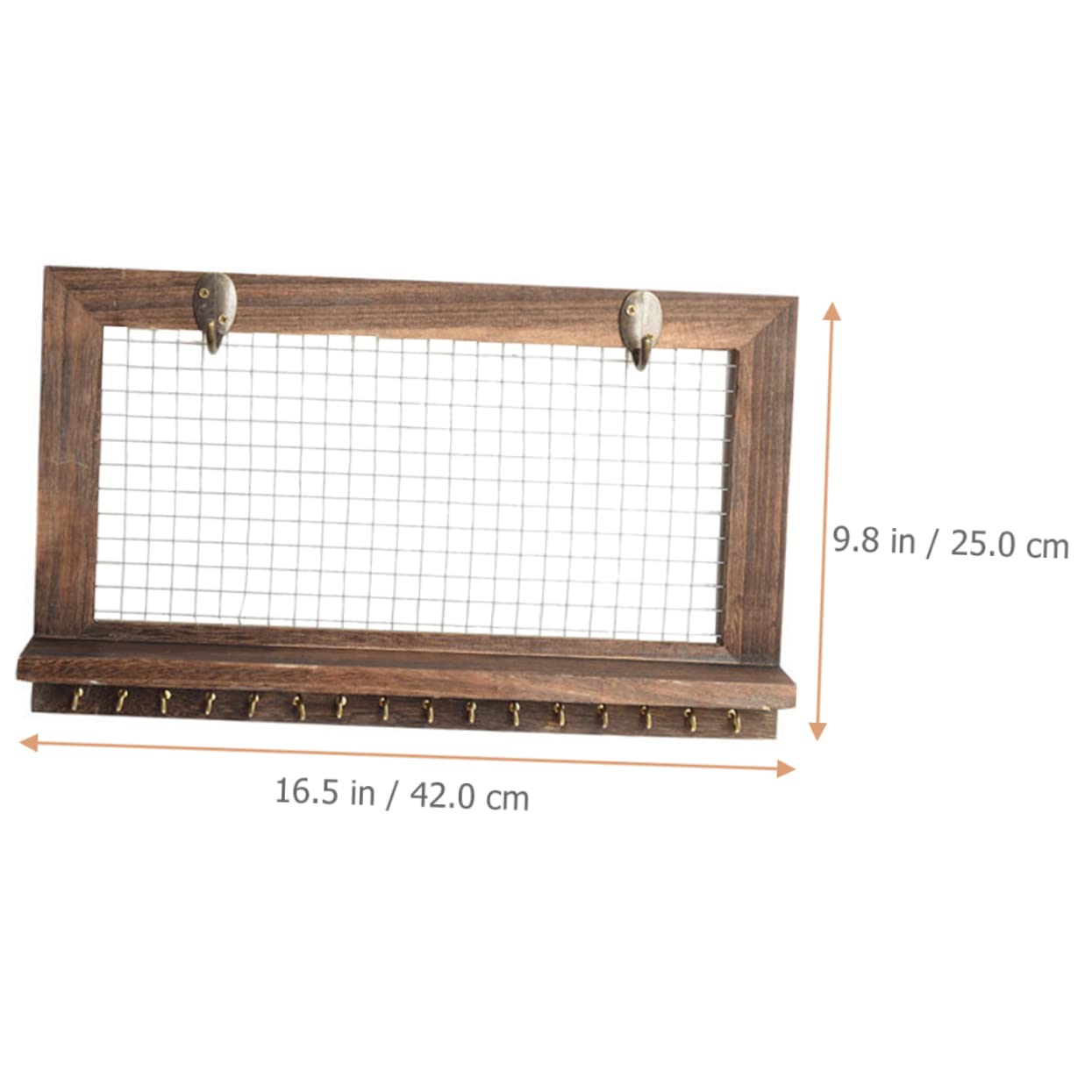 LABRIMP Appendichiavi da Parete Rustico in Legno e Metallo