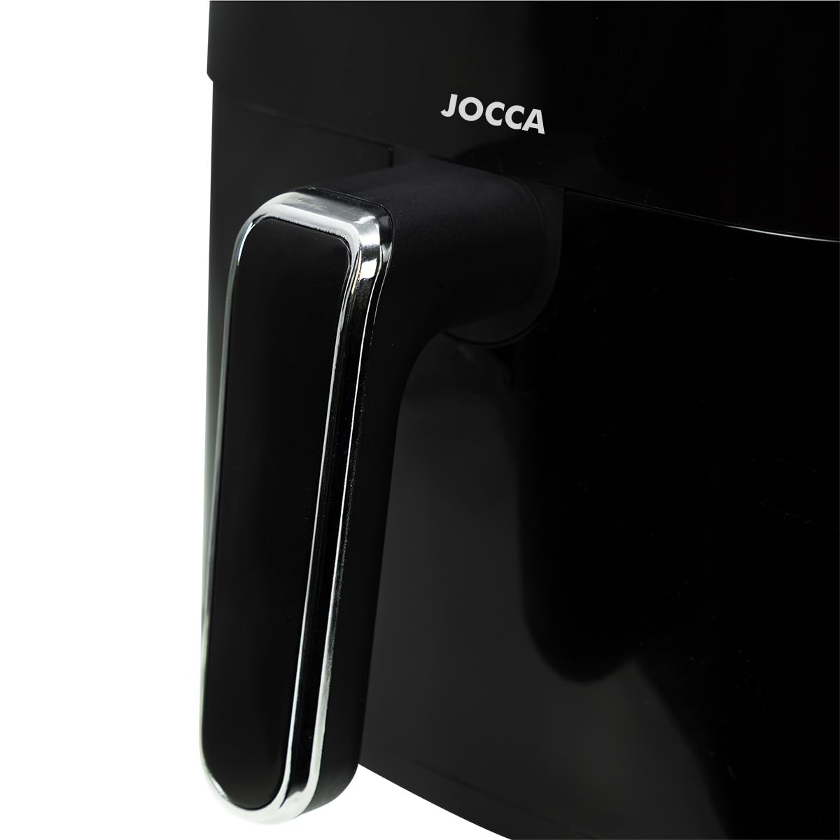 Jocca - Frytownica na gorące powietrze 5L | Frytkownica bezolejowa z oknem | Air Fryer | 1450 W moc | ochrona przed przegrzaniem | ekran dotykowy LED | programy domyślne | czarny