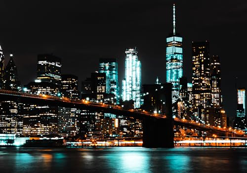 KUSTOM ART Póster decorativo de pared Serie Imágenes Metrópoli...