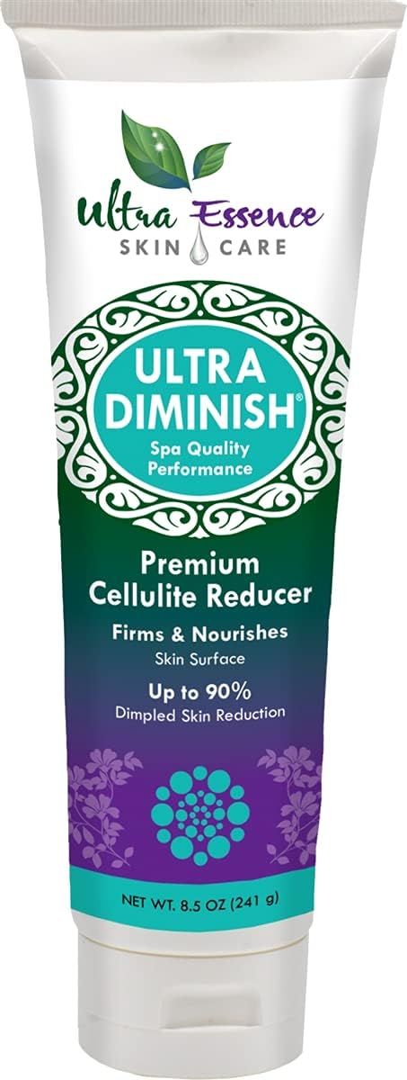 Anti Cellulite Treatment Cream From Ultra Balm Skin Care - Contains a Premium & Proprietary blend of 7% Pure Caffeine, Essential Oils, plus Vitamin A, D and E