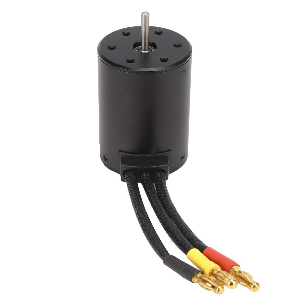 RC Car Brushless Motor, High-Performance 4 Poliger Bürstenloser Motor, RC Motor Brushless Car, 3100KV, RC Car Part Zubehör für HSP 1/8 1/10 RC Car