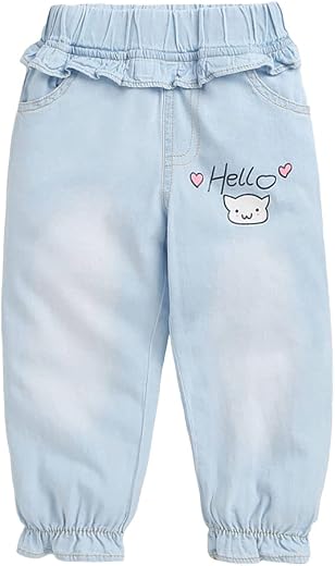 Hopscotch Girl’s Relaxed Fit Mid Rise Jeans