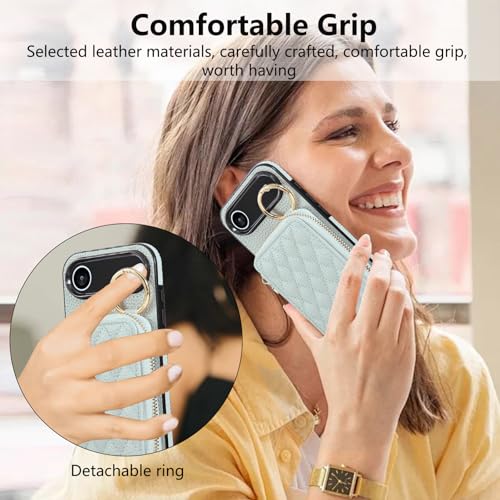 Coque iPhone 17 Air Asuwish antichoc XKZHAXLLB bleu ajustement précis
