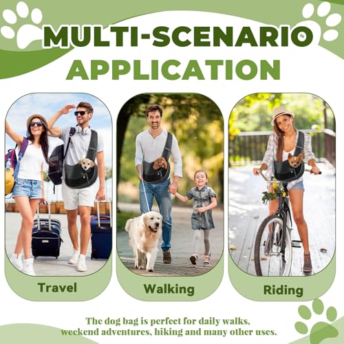 CHRI Hundetragetasche Hundetasche bis 5kg Transporttasche für Haustiere Hundetragetuch Mit Verstellbarem Riemen Tragetasche Hund für kleinen Hund Katze Aktivitäten Im Freien