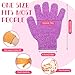 Tegeme 50 Pcs Exfoliating Gloves for Body, Double Sided Exfoliating Bath Shower Gloves for Women Deep Clean Skin for Spa Massage Beauty Skin Shower Scrubber Bathing Accessories(13 Colors)