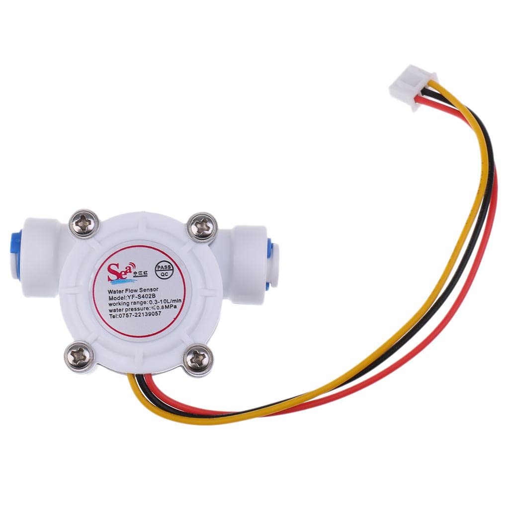 1/4 Quick Connect 0.3-10L/min Water Hall Effect Flow Sensor Meter 0.8MPa-image-28