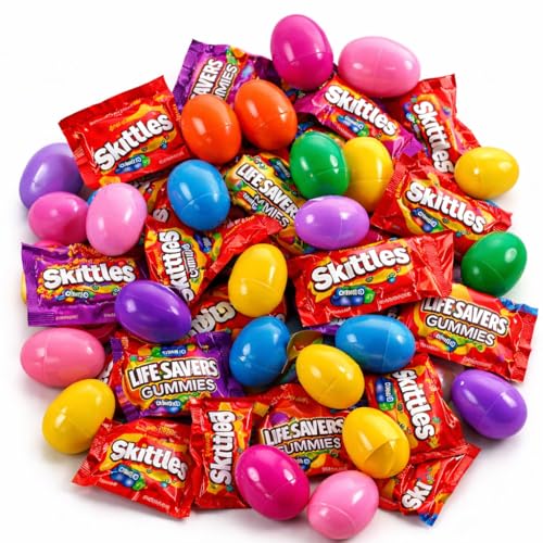 Pre-Filled Easter Eggs Gummies Sweet And Sour Perfect Blend 25 Co...