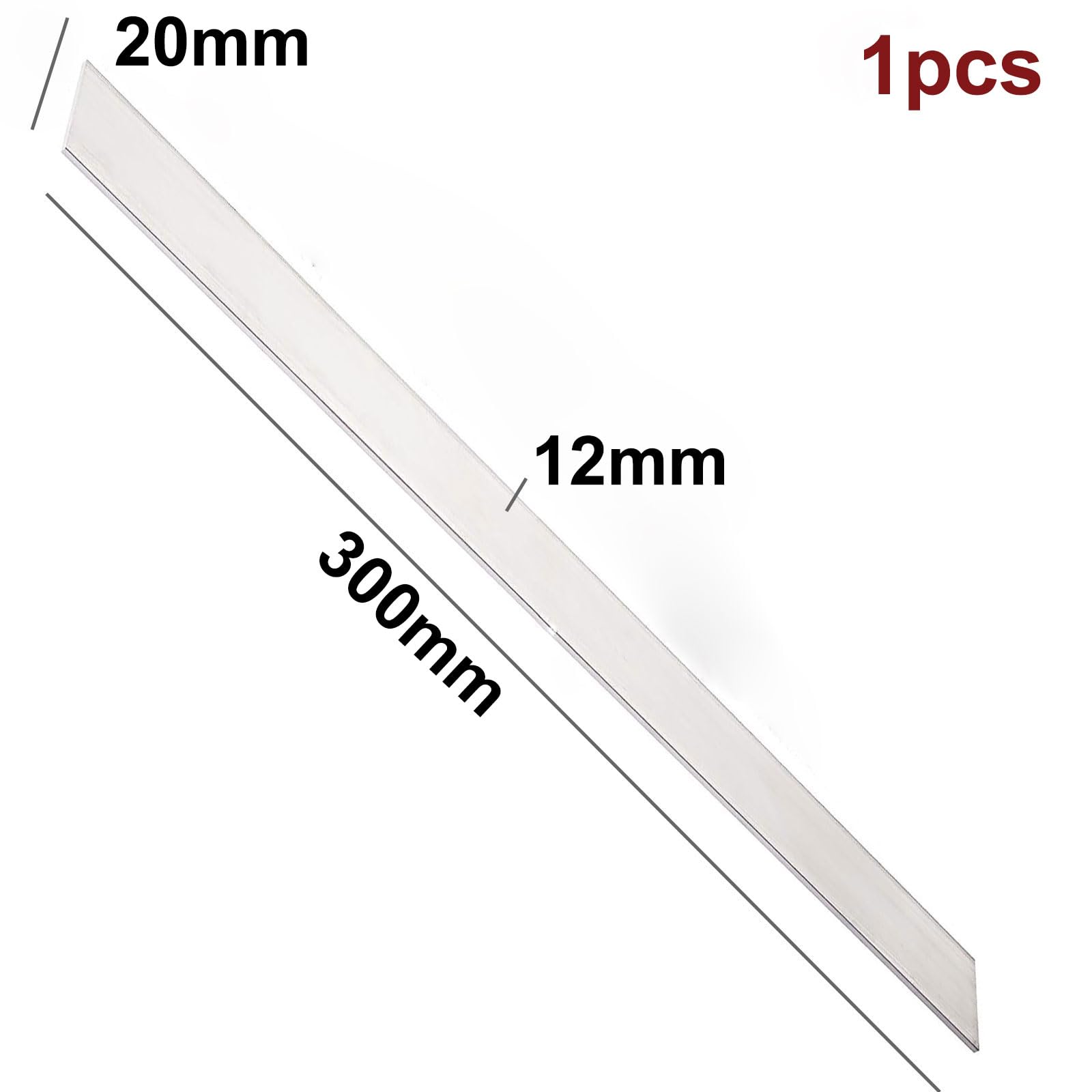 Plaque De Tôle D'aluminium, Barre Plate En Aluminium 6061, Longueur 2 4 5 6 8