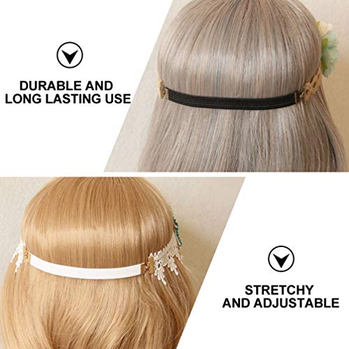 FRCOLOR 2pcs Sea Star Shell Wave Headband, Mermaid Hairbands Elastic Flowers Headpiece Seashell Hair Wreath for Women Girls - Image 4