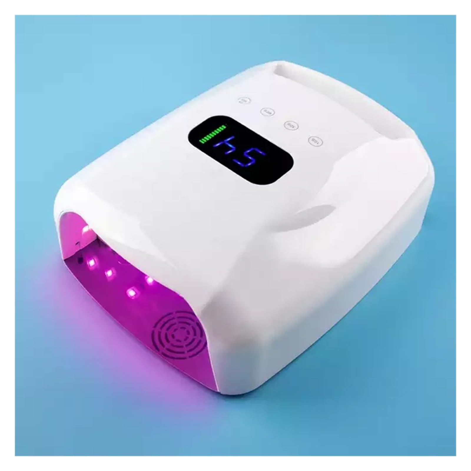 Lampa UV do Paznokci, Lampa LED UV do paznokci Bezprzewodowa lampa LED UV do paznokci Profesjonalny bezprzewodowy akumulator Suszarka do paznokci Maszyna do manicure 96 W Lampa do przenośnego utwardza