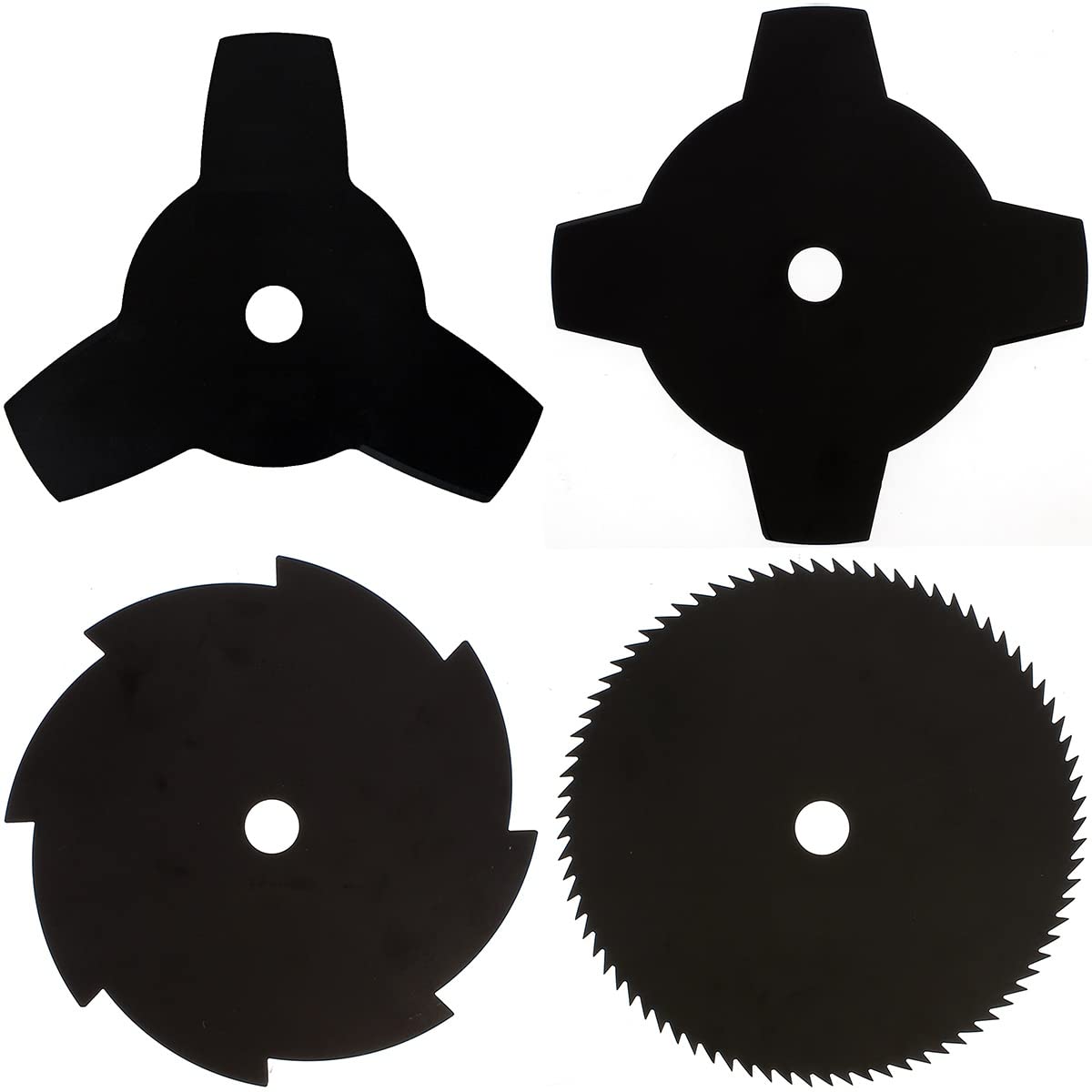 GT Garden Lot de 4 Lames pour débroussailleuse et Multifonction 4 en 1