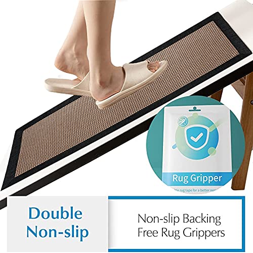 Twill Kitchen Mat Kitchen Rugs Set Of 2 Kitchen Rugs And Mats Non Skid Washable Kitchen Floor Rugs For In Front Of Sink Heavy Duty Standing Mat Kitchen Mats For Floor Countertop Fridge Indoor #TOP4