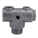 DANAIXZ Air Compressor Regulator Heavy Duty Cast Iron Bracket Five Hole Design Easy Install Venting Kit for Industrial Air Compressor Replacement Parts