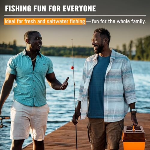 Image of 448-Pcs Fishing Lures Kit - Complete Large 3-Layer Tackle Box Set with Hooks, Weights, Bobbers, Pliers, Rigs, Leaders & Accessories for Men, Kids, Beginners, Gear gift choice for Fathers Day