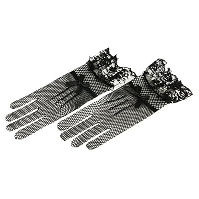 Liying Neu Kurz Spitzenhandschuhe Brauthandschuhe Damen Spitze Handschuhe Hochzeit Abend Party Sexy Hochzeithandschuhe – Bild 6