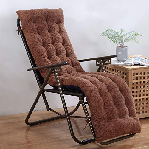Cojín para silla de respaldo alto marrón Ruby Lil de algodón 48x125 cm 5