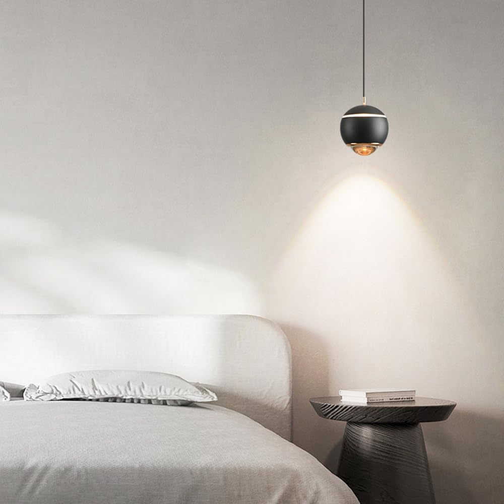 Nordycki żyrandol LED przy łóżku w sypialni, nowoczesny minimalistyczny żyrandol aluminiowy do salonu, jadalni, odpowiedni do gabinetu, baru, hotelu, biznesu, oprawa oświetleniowa.