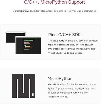 waveshare Pre-Soldered Raspberry Pi Pico 2 W Microcontroller Board with Header,Supports WiFi 4 Wireless and Bluetooth 5.2,Based On RP2350 Dual-Core Processor