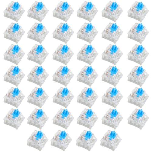 Sibba 40 Pcs Mechanical Keyboard Switches 3 Pin Blue...