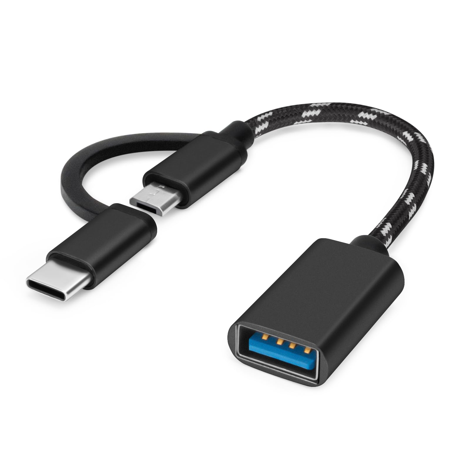 UGREEN USB-C naar Micro-USB Adapter On The Go Converter Grijs UGREEN USB-C naar Micro-USB Adapter On The Go Converter Grijs