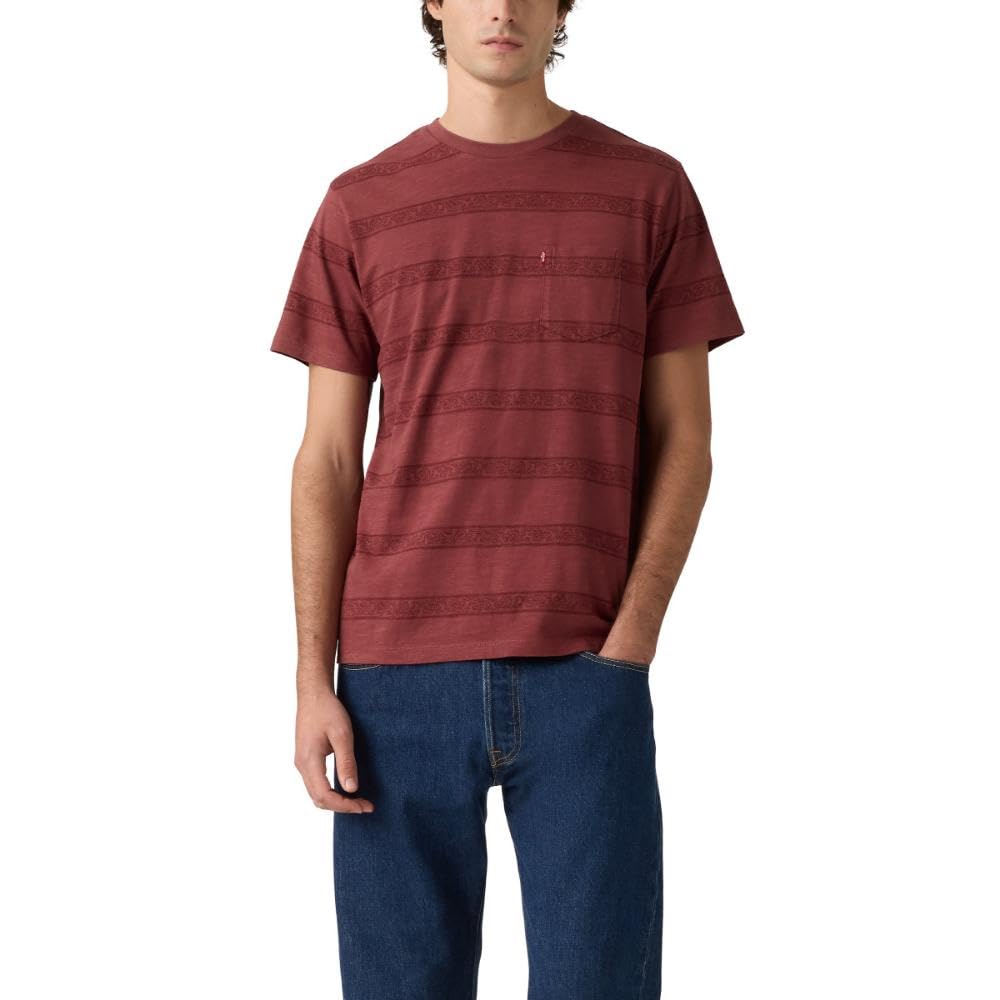 Levis Men's Red Classic Pockt in Size L, Sports Direct