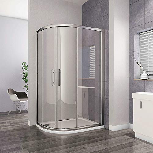1000x900x1850mm Xinyang Quadrant Shower Enclosure 6mm Easy Clean Glass Sliding Shower Cubicle Door