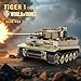 Reobrix Tiger I Tank Building Block Set for Adult,WW2 Military German Tank Model Set,World of Tanks Authorized Products 77031,Army Toys Building Kit,Ideal Gift for Boys Age 14+,1138 PCS