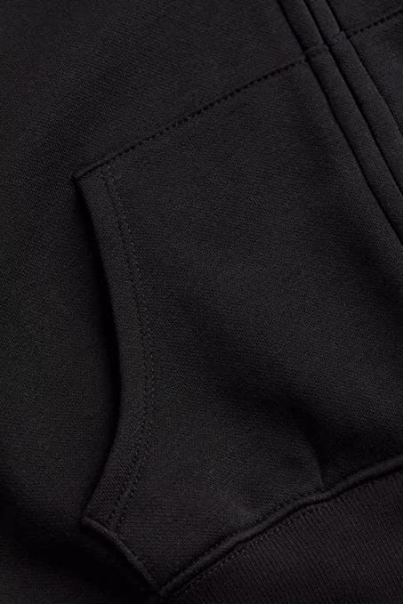 Image of Crop Zipper Hoodie for Woman (Black)