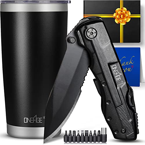 Gifts for Men Dad Brother,Tumbler Multitool Knife Set,Mens Christmas Gift,Gifts for Husband...