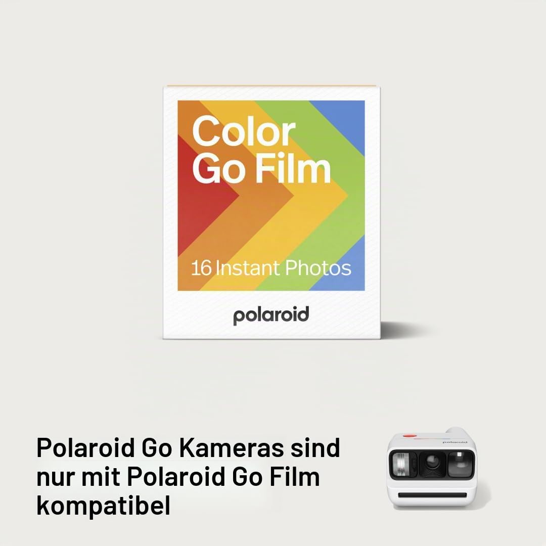 Polaroid Go Generation 3 – Mini Instant Film Kamera – weiß (9191) – nur kompatibel mit Go Film